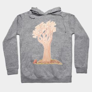 Dialogue between the bird and the tree Hoodie